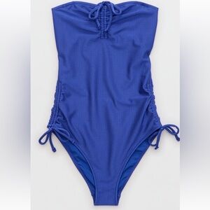 Aerie one piece shine rib swimsuit